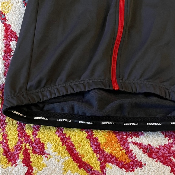 CASTELLI GPM FULL ZIP FLEECE LONG SLEEVE CYCLING JERSEY MENS SIZE LARGE - Picture 3 of 9